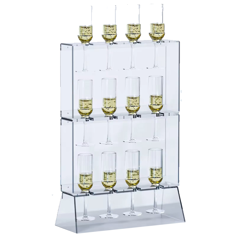 Wineglass Acrylic Floor Display